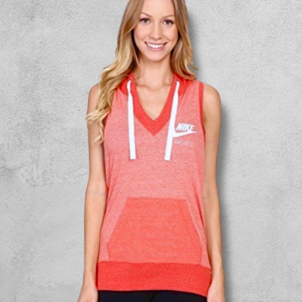 Nike “Just Do It” Sleeveless Hoodie Tank
